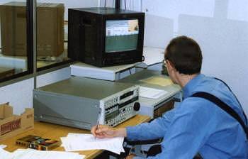 David Singleton in the Observation room