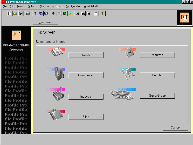 a hybrid web/windows interface
